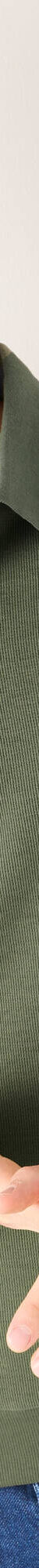 Sweat chaud col polo brodé poitrine maille côtelée (kaki clair) Sweat chaud col polo brodé poitrine maille côtelée (kaki clair)